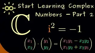 Start Learning Complex Numbers - Part 2 - Definition [dark version]