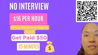 No Phone Work from home ASAP!  No Interview AI Jobs - Get paid $50 in 25 minutes