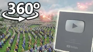 SILVER PLAY BUTTON in 360° | VR / 4K