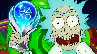 Rick and Morty's Platinum Trophy was HILARIOUS