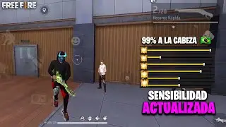 SENSIBILIDAD PERFECTA + BOTON PERFECTO FREE FIRE🎯 PARA DAR TODO ROJO|NUEVA ACTUALIZACIÓ 2024