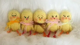 Мини-цыплята крючком к Пасхе ♥ Мастер-класс ♥ Crochetka design DIY