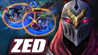 Wild Rift ZED Hard Carry Gameplay in Season 14