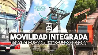¡TODOS los NUEVOS proyectos de MOVILIDAD para la CDMX 2024 - 2030! | Cablebús, Metro, Metrobús y Más