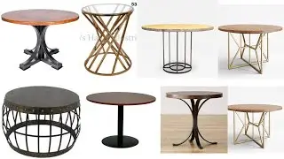 Top Circular metal leg table ideas/round metal leg table ideas