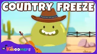 Country Freeze Dance - THE KIBOOMERS Preschool Songs - Brain Break