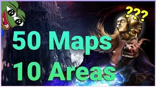 Path of Exile 3.17 | 50 High Quantity Maps | 10 different areas