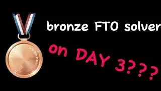 day 3 of FTO (30.232 and 37.649 single)