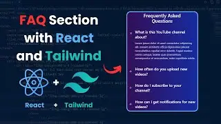 Step-by-Step FAQ Section with React and Tailwind (2024)