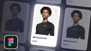 Nike Product Card Design - Figma #shorts