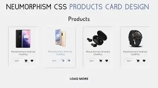 Product Card Design Using HTML CSS | Neumorphism CSS | Neumorphism Effect | Neumorphisc | e-commerc