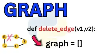 Python Program For Graph Deletion Operation | Delete Edge | Adjacency Matrix | Data Structure