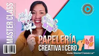 Papelería Creativa Desde Cero - Aprende cómo hacer Cake Toppers.