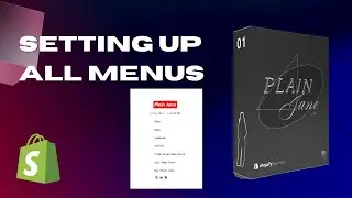 Setting Up Plain Jane Lite Menus