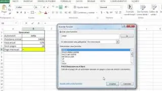 Excel 06: Función Pago