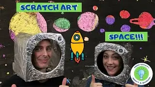 Scratch Art for Kids - Space, Planets and Solar System | Educational Video for Children