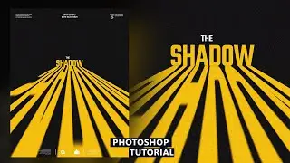 Create cinematic Shadow effect poster design in Adobe Photoshop