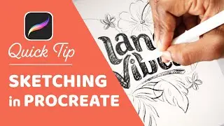 Pencil Sketching in Procreate | Why I Use the 6B Pencil Brush