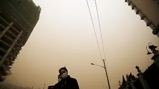 Sandstorm blacks out northern China