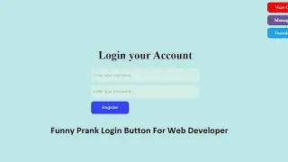 html css funny button || css button hover effect || funny project html css and js #csshover