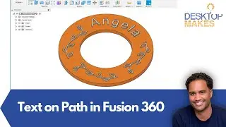 Text on Path with Fusion 360