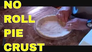 No Roll Amish Pie Crust