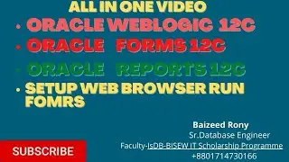 WebLogic Server 12c - Forms  and  Reports 12c install on Windows