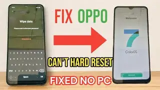 All OPPO Hard Reset password ( Please Enter Password ) Fixed ✅ 100% Done No PC