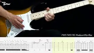 Ozzy Osbourne - Perry Mason Guitar Solo Lesson With Tab(Slow Tempo)