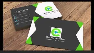 Create Elegant Business Cards in Photoshop 2/100  | Full Design Walkthrough