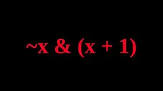 Set rightmost 0 to 1 everything else to 0