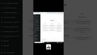 Php run hello world program | ChatGPT in run php code | ChatGPT with php | #php #chatgpt #phpscripts