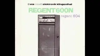 REGENT600N VEB musikelektronik klingenthal (инструкция и схема)