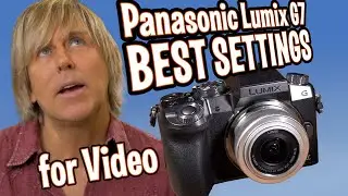 Panasonic Lumix G7 camera settings for video vlogging