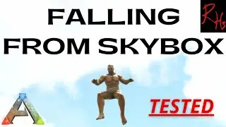 Ark Survival Evolved - Surviving a fall from skybox