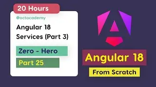 Angular 18 Full Course (part 25) - Angular Service III