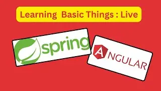 Learning Angular & Spring Basics Tutorials | Network Issues 😅🥲