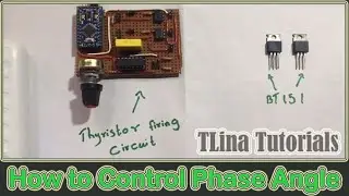 How to Control Phase Angle | Thyristor Firing Circuit | Hardware Security