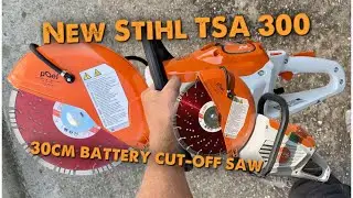 New Stihl TSA 300 battery cut-off saw