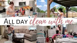 *NEW* All day Clean with me | Motivating Cook and clean 2020