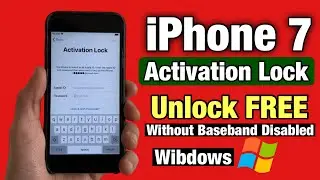 iPhone 7 iCloud Bypass iOS 15.8.3 Without Baseband Disabled FREE Tool