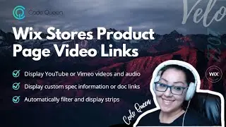 How to customize Wix Stores Product Pages with extra video links and information