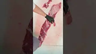 Trimming Skirt Steaks