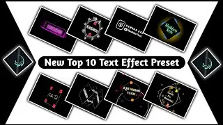 Top 10 Text Animation Preset|Emoji Text Effect Alightmotion Editing🌸Text Effect Preset🤟KhushbooTech