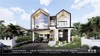 Coco Residence - 280 SQM House - 350 SQM Lot - Tier One Architects