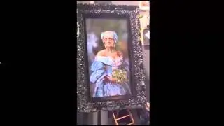 Искусство.  Красивая Ведьма на средневековой картине