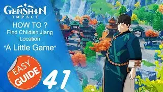 Genshin Impact-Hidden Quest A Little Game Childish Jiang Location