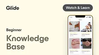 Build a Knowledge Base with Airtable & Glide | No Code Tutorial for Creating Interactive Mobile Apps