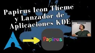 Papirus Icon Theme y el Lanzador de Aplicaciones KDE Plasma