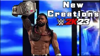 WWE 2K23 NEW UNDISPUTED WWE BELT, UPDATED CREATIONS AND NJPW ARENA PACK!